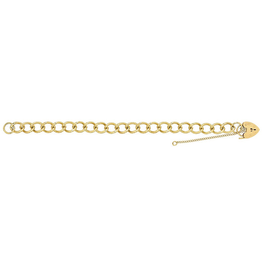 Elegant 9ct Gold Heavy Charm Bracelet – Ready for Custom Charms - Dowlingjewellers